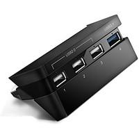 4 USB Port Hub for PS4 Slim USB 3.0 USB 2.0 Super Transfer Speed Charger Controller Splitter Expansion Adapter With LED Light for PS4 Slim