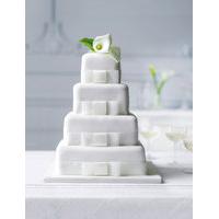 4 Tier Elegant Sponge Wedding Cake