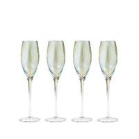 4 Pack Ophelia Champagne Flutes