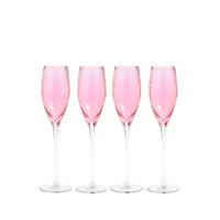 4 Pack Ophelia Champagne Flutes