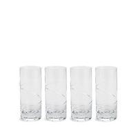 4 Pack Swirl Hi Ball Glasses