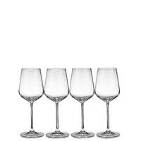 4 Nova White Wine Glasses