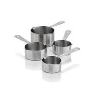 4 Stainless Steel Measuring Cups