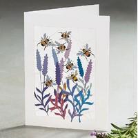 4 Lasercut Lavender Cards