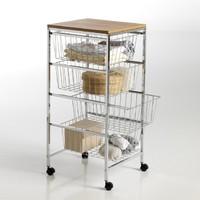 4 drawer rollout storage trolley