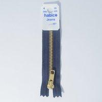 4 Habico Tagged YKK Brass Jeans Zip - Navy 374770