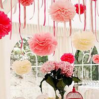 4 inch tissue paper pom poms wedding party decor craft paper flowers w ...