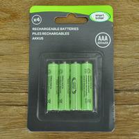 4 x AAA Rechargeable Batteries for Solar Lights by Smart Solar
