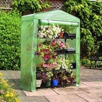 4 tier extra wide mini greenhouse by gardman