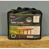 4-6 Seater Round Table Cover (Premium) in Green by Gardman