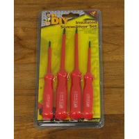 4 Piece Electrical Screwdriver Set by Kingisher