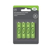 4 x AA Rechargeable Batteries for Solar Lights by Smart Solar