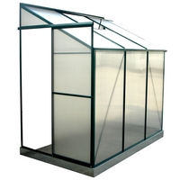 4\' x 6\' Lean-To Greenhouse with FREE Base