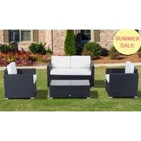 4-Piece Rattan Wicker Patio Set