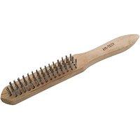 4 Row Wire Brush - Wooden Handle