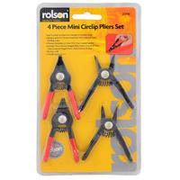 4 Piece Mini Circlip Pliers