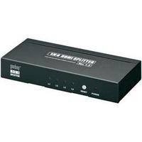 4 ports HDMI splitter Goobay AVS 44-4 2011 1920 x 1080 Full HD Black