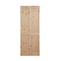 4 panel knotty pine internal bi fold door h1981mm w686mm