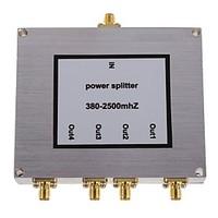 4-Way SMA Power Divider Mobile Phone Signal Booster Splitter 380-2500MHz