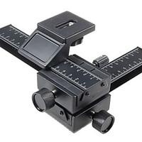 4 Way Macro Focusing Rail Slider /Close-up Shooting for Canon Nikon Sony Pentax SLR