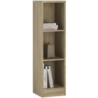 4 you sonama oak bookcase medium narrow