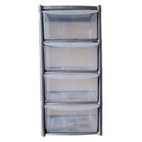 4 Drawer Mini Tower Plastic Storage.