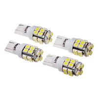 4 pcs t10 w5w 194 158 168 501 20x3528smd 60 80lm 6000 6500k cool white ...