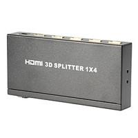 4 port 1 x 4 audio video 1080p hd hdmi splitter amplifier multiplier b ...