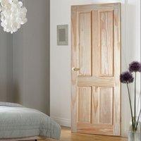 4 Panel Clear Pine Door