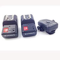 4-in-1 4-Channel 433MHz Wireless Remote Flash Trigger Set for Canon / Nikon / Pentax Camera