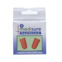 4 pair pack medisure ear plugs