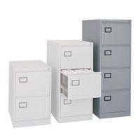 4 DRAWER FILING CABINET - GREY - NEXT DAY