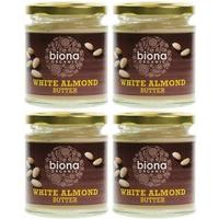 (4 PACK) - Biona - Organic White Almond Butter | 170g | 4 PACK BUNDLE