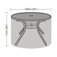 4 6 seater round table cover waterproof garden polyethylene