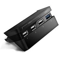 4 USB Port Hub for PS4 Slim USB 3.0 USB 2.0 Super Transfer Speed Charger Controller Splitter Expansion Adapter With LED Light for PS4 Slim
