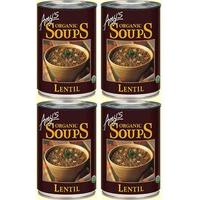 4 pack amys organic lentil soup 400g 4 pack bundle