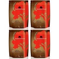 (4 PACK) - Rainforest Foods - Organic Peruvian Cacao Powder | 250g | 4 PACK BUNDLE