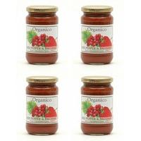 4 pack organico red pepper balsamic sauce 360g 4 pack bundle