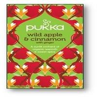 4 pack of pukka herbs wild apple cinnamon with gin 20 bag