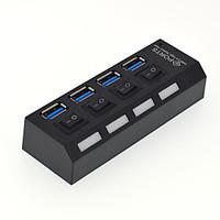 4 port usb 30 high speed hub with switch