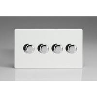 4 Gang 2-Way Push on/Off Rotary dimmer Switch