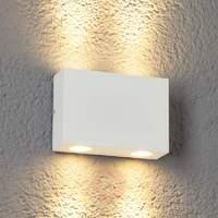 4-bulb Henor LED outdoor wall light in white