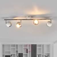 4 bulb led ceiling spotlight arvin in white
