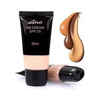 4 Foundation Wet Cream Moisture Coverage Concealer Natural Face Brown # popfeel