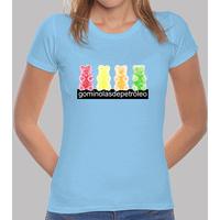 4 bears. girl t-shirt light blue