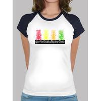 4 bears. girl t-shirt navy blue baseball