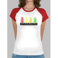 4 bears. girl t-shirt red baseball