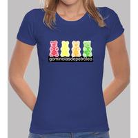 4 bears. girl t-shirt blue