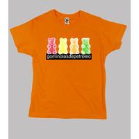 4 bears. boy shirt orange