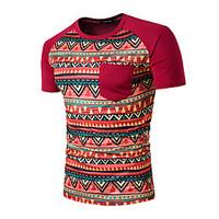 4 colors M-3XL Hot Sale Men\'s Casual/Daily Simple Summer T-shirt Solid Print Round Neck Short Sleeve Cotton